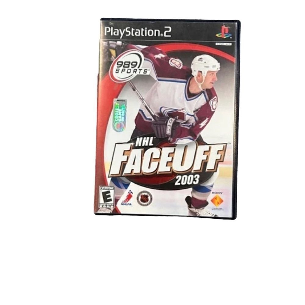 PlayStation 2 NHL hockey game